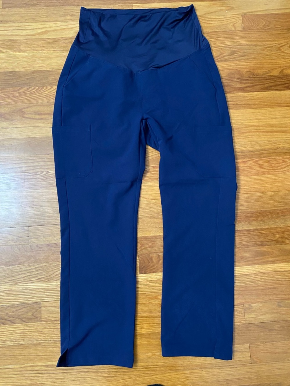 Navy Blue Mandala Maternity Scrubs